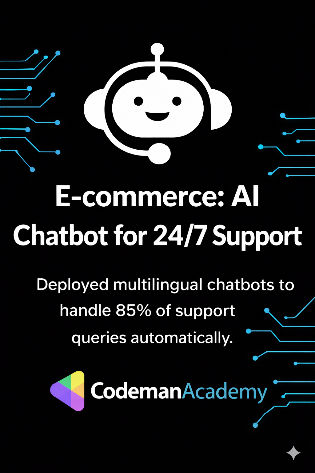 AI Chatbot for E-Commerce: 24/7 Customer Support & Order Automation